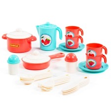 A set of children's dishes 