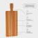 Greeter board for supply and cutting ADELICA, 45 × 15 × 1.6 cm, BUY