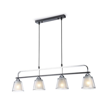 Suspended Ambrella Light, Modern, TR303244, 4HE27, black color, chrome-4