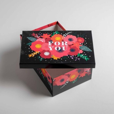 A set of boxes 3 in 1, gift packaging, “Flower”, 26 x 17 x 10–32.5 x 20 x 12.5 cm-6