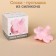 The dummy is whole -diligent, from 0 months, classic, pink color