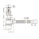 Siphon for washing Orio A-7001, 1 1/2 "x40 mm, with plastic grille d = 70 mm, with corrugation 40x40/50 mm