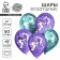 Latex ball 12 "Unicorn" 50 pcs. Chrome
