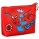 Ducky wallet, leatherette, on a zipper, 11.5 x 2.5 x 8 cm, spider-man