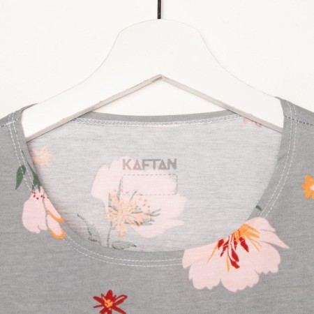 T -shirt female reproach. KAFTAN "Flowers" p. 40-42-7
