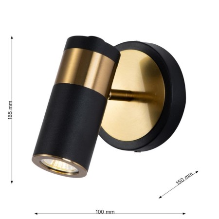 Light point 100 mm, 150 mm, GU10 5W-2