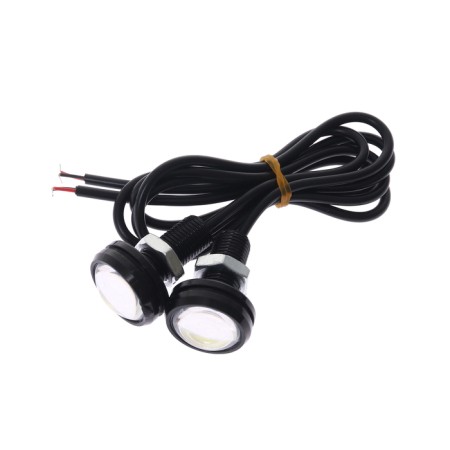 Daily running lights, 12 V, 1.5 W, 1 LED, set 2 pcs