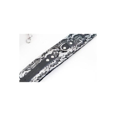 Lace bondage kit, silver-3
