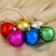 Set of balls plastic D-6 cm, 6 pcs "Gifts and boots" mix