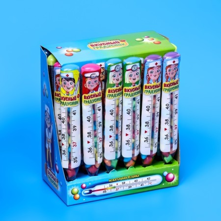 Chewing gum "Tasty thermometer", 8 g