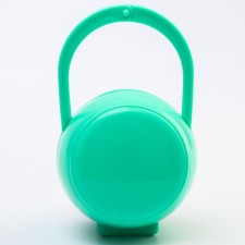 A container for storing and sterilizing children's nipples and dummy, green color