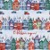 Packaging paper for the New Year craft "New Year's houses", 70 x 100 cm