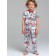 Pajama for the boy PlayTode: T -shirt and trousers, height 122 cm