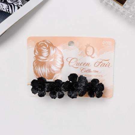 Estomate "Esther" Flowers, 8 cm, black-2