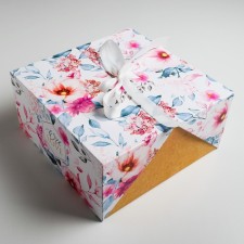 Gift box, packaging, “flower”, 29.5 x 29.5 x 14.5 cm