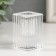Glass of glass per 1 candle "column" d-2 cm transparent 2x2x6 cm