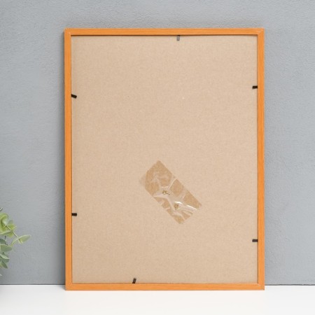 Photo frame MDF 30x40 cm, No. 5 "Simple", Milan nut (plastic screen)-2