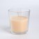 Candle in a smooth glass flavored "spicy apple", 8.5 cm