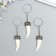 Breek Metal "Fang" White 4.3x1.5 cm
