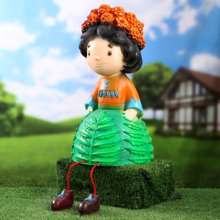 Garden Figure "Gnome velvettsy" 22x23x40cm-1