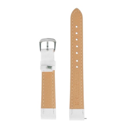 Solomon watch strap, 14 mm, genuine leather, L-18 cm, white-6