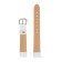 Solomon watch strap, 14 mm, genuine leather, L-18 cm, white