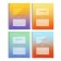 Notebook for recording foreign words A5, 48 sheets on the crest "Translator", cover Cover Cardboard, Offset Block 65 g/m2, mix