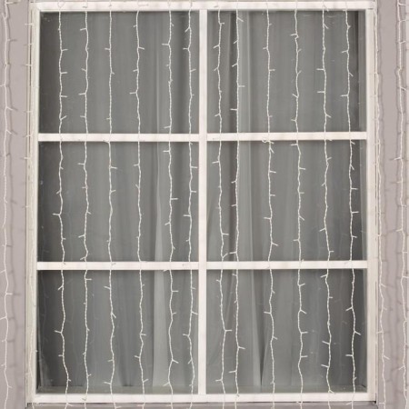 Garland "Curtain" 2 × 6 m, IP44, UMS, white thread, 1440 LED, white glow, 220 V-1