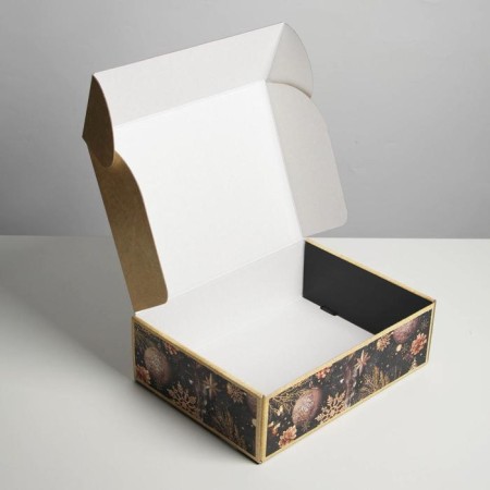 Folding box Pressent, 30.7 x 22 x 9.5 cm, New Year-6