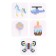 Aquamosaic "Big set", 20 stencils, 6 basics, 1,500 balls