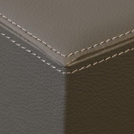 Salvetnitsa made of artificial leather, gray color 10 x 18 x 10 cm-8