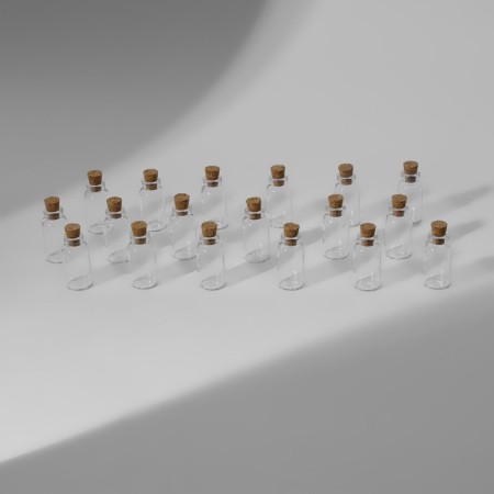 A set of jars for storing little things, d = 1.5 × 3 cm, 18 pcs, in a container, 15 × 8 × 2 cm-2