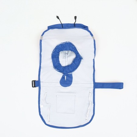 Dog raincoat, size L (DS 30-35, OG 38-43, Osh 26-31 cm), blue-8