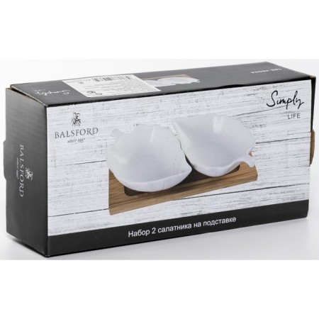 Set of salad bowls Balsford "Left", on a stand, 150 ml, 2 pcs-3