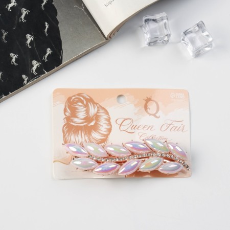 Halfish hair clip "Vassa" Tenderness of the branch, 9 cm-2