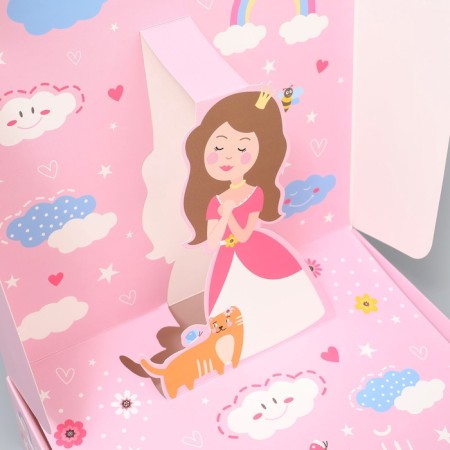 Gift folding box, packaging, "the smallest", 26 x 26 x 8 cm-5