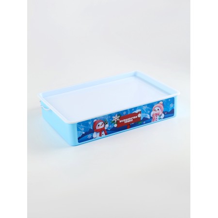 A tablet for drawing sand with growing snow "New Year!"-8