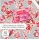 Stickers for creativity "New Year in pink shades" embossing gold set 48 pcs 9x7x0.8 cm 10177