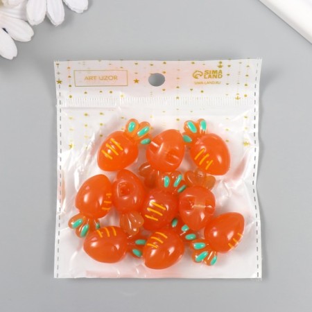 Busina for creativity plastic "Carrots" 3.2x2.3x1.5 cm-3