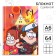 Notepad A6, 64 sheets, in a solid cover, gravity farz