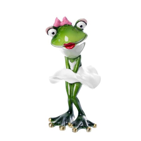 Souvenir Polystone Lak "Frog Monroe" 16.5x8.2x9.5 cm-4
