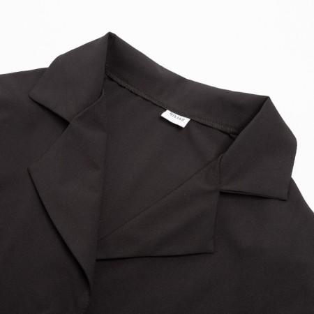 Women's costume (jacket, trousers) minku: Green Trend Black color, size 48-6
