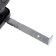 The hole is powerful for 65 sheets, Devente Stripe, with a ruler, reinforced case, black