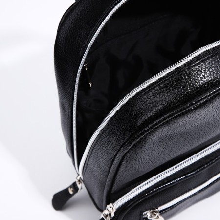Bag Cross-Bodi Medvedkovo with a zipper, black color-7