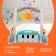 Developing rug-rim “Safari”, 2 in 1, sound effects, blue color