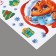 New Year stickers on windows, vinyl “Happy New Year”, squirrel, reusable, 20 x 34.5 cm, New Year
