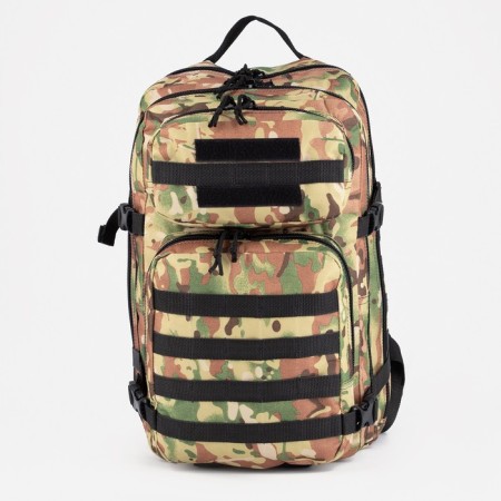 Tactical backpack, TAIF, 40 l, lightning department, 3 outer pockets, camouflage color/beige-2