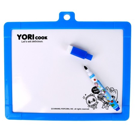 Drawing board is magnetic double -sided, under marker and chalk, sponge, chalk 3 pcs., Marker, magnets 2 pcs.-8
