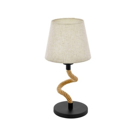 RAMPSIDE table lamp, 1x60W E27, brown color, black