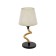 RAMPSIDE table lamp, 1x60W E27, brown color, black